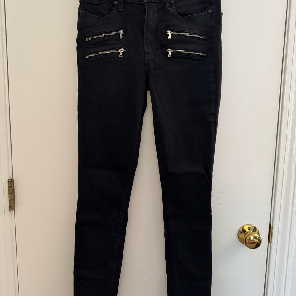 PAIGE High Rise Edgemont style jeans in black